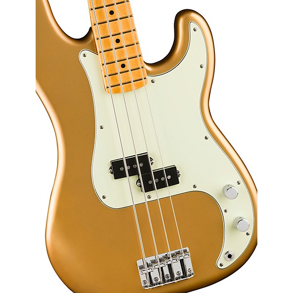 Fender 75th Anniversary Player II Precision Bass - Maple Fingerboard, Aztec Gold