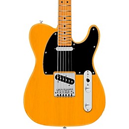 Fender 75th Anniversary Player II Baritone Telecaster Electric Guitar - Maple Fingerboard, Butterscotch Blonde