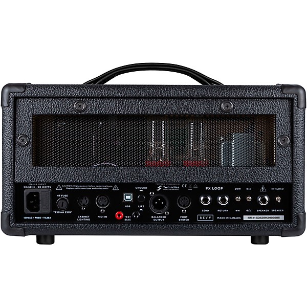 Revv Amplification Generator G25 25W Tube Guitar Amp Head - Black