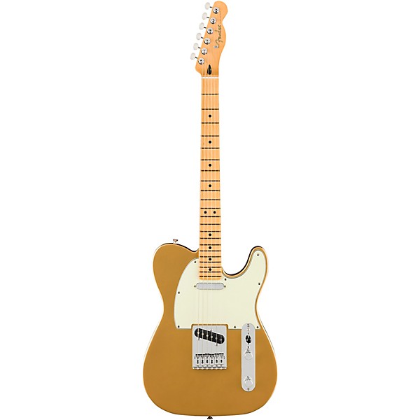Fender 75th Anniversary Player II Telecaster Electric Guitar - Maple Fingerboard, Aztec Gold