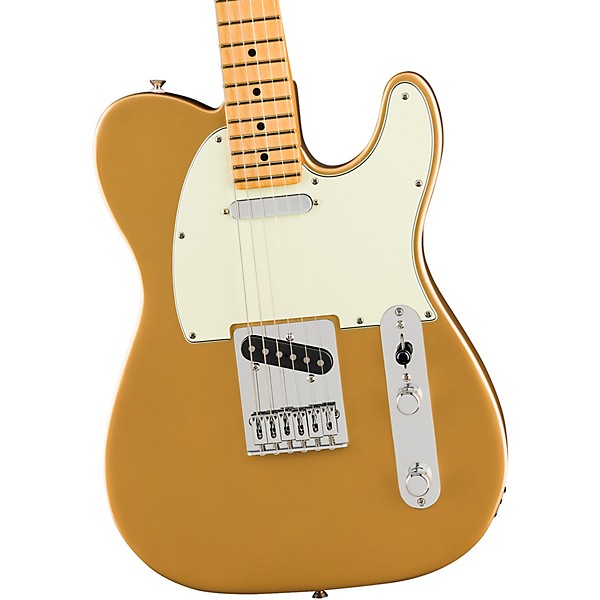 Fender 75th Anniversary Player II Telecaster Electric Guitar - Maple Fingerboard, Aztec Gold