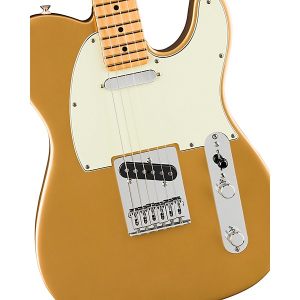 Fender 75th Anniversary Player II Telecaster Electric Guitar - Maple Fingerboard, Aztec Gold