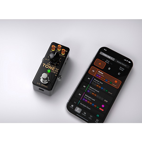 IK Multimedia TONEX ONE+ Amp and Effects Modeling Pedal - Black