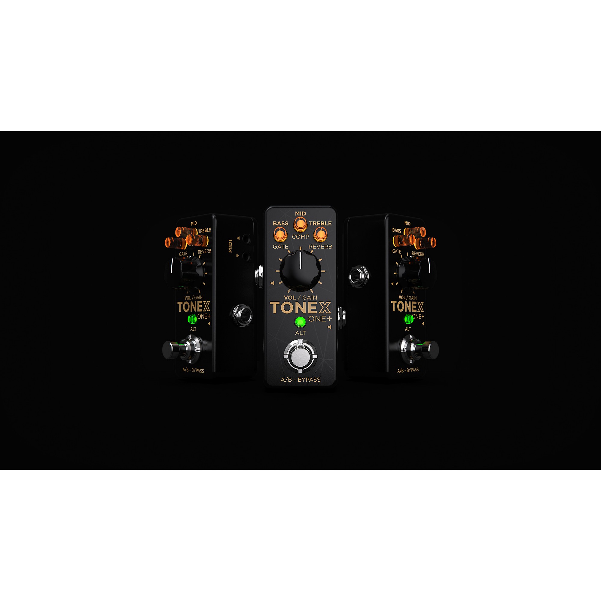 IK Multimedia TONEX ONE+ Amp & Effects Modeling Pedal - Black