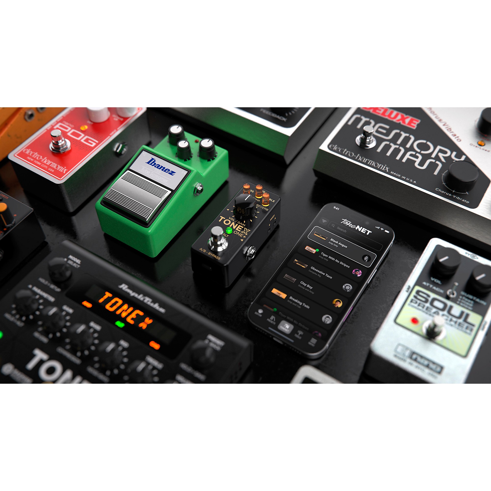 IK Multimedia TONEX ONE+ Amp and Effects Modeling Pedal - Black