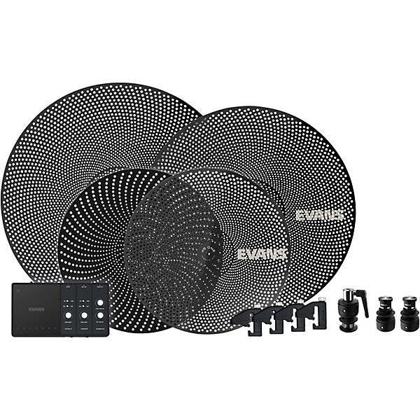 Evans Hybrid Sensory Percussion Electronic Drum Kit Bundle