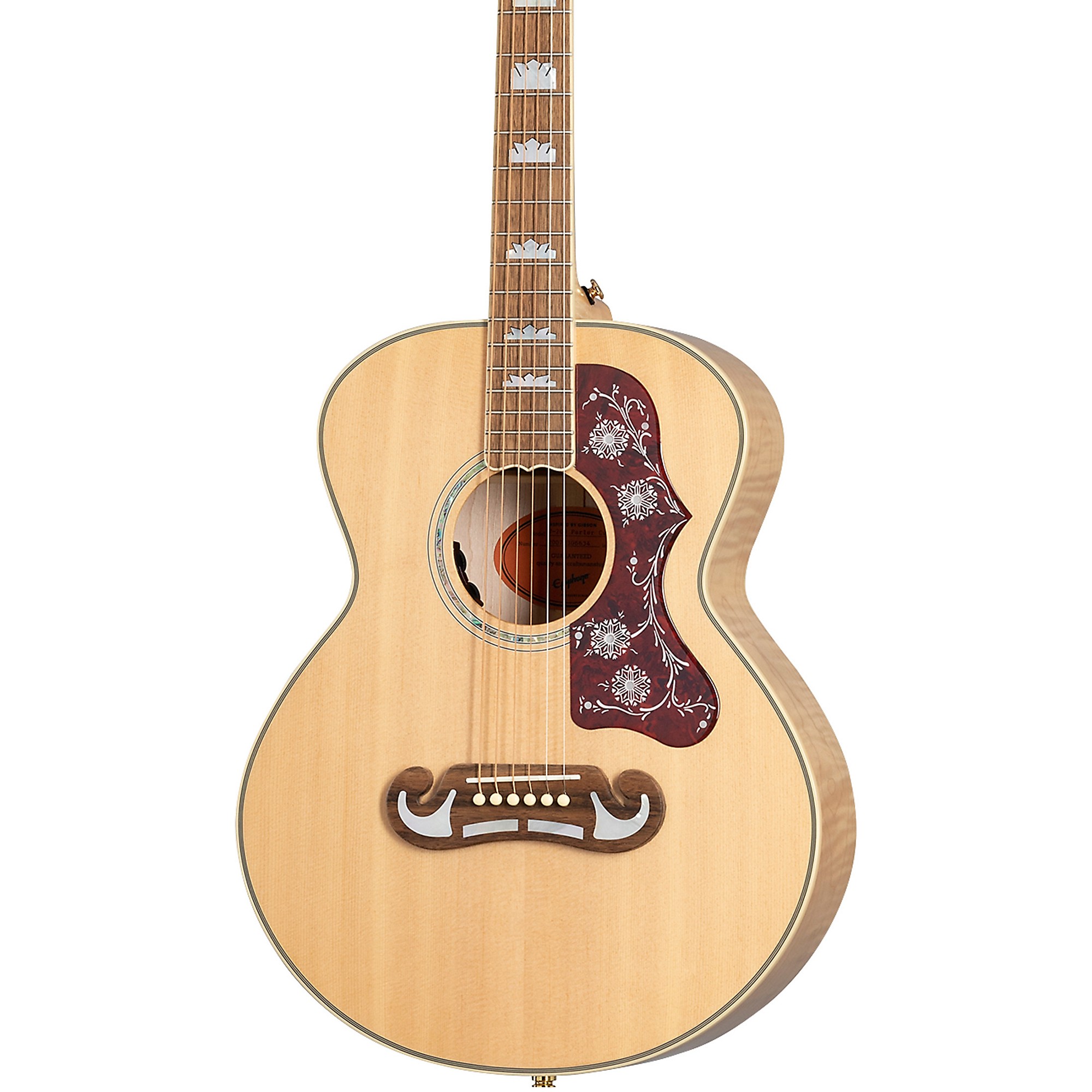 Epiphone J-200 Parlor Custom Acoustic-Electric Guitar - Aged
