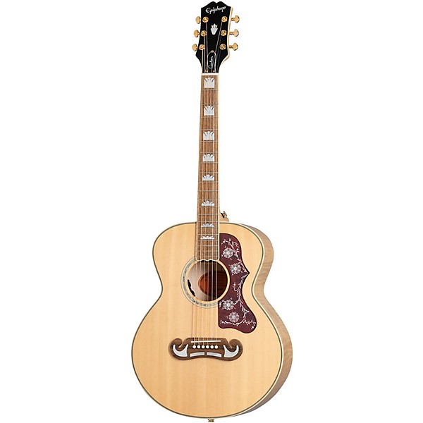 Epiphone J-200 Parlor Custom Acoustic-Electric Guitar - Aged Natural