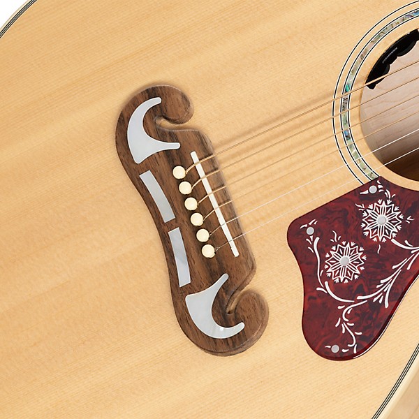 Epiphone J-200 Parlor Custom Acoustic-Electric Guitar - Aged Natural