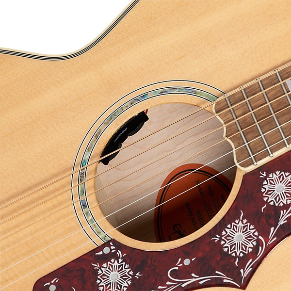 Epiphone J-200 Parlor Custom Acoustic-Electric Guitar - Aged Natural