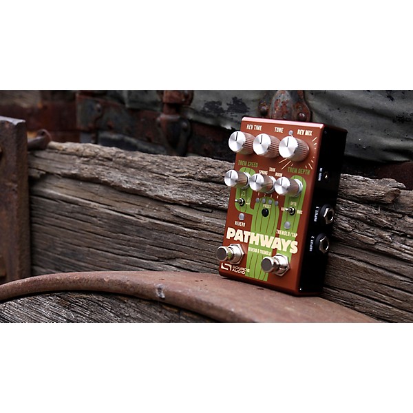Source Audio Pathways Reverb & Tremolo Pedal - Brown