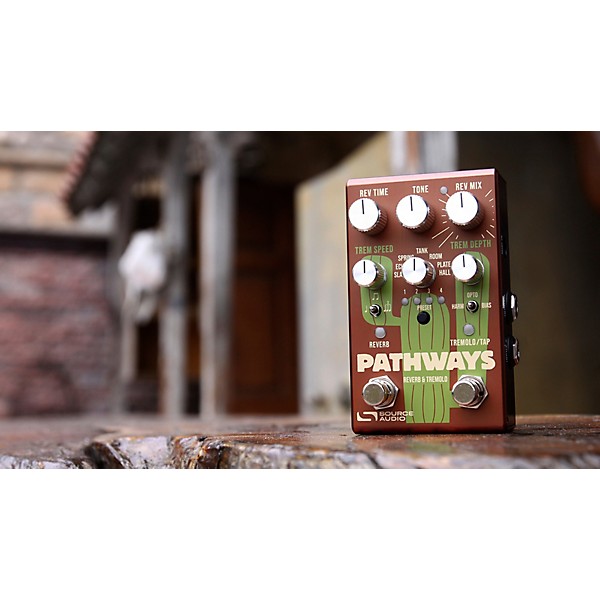 Source Audio Pathways Reverb & Tremolo Pedal - Brown