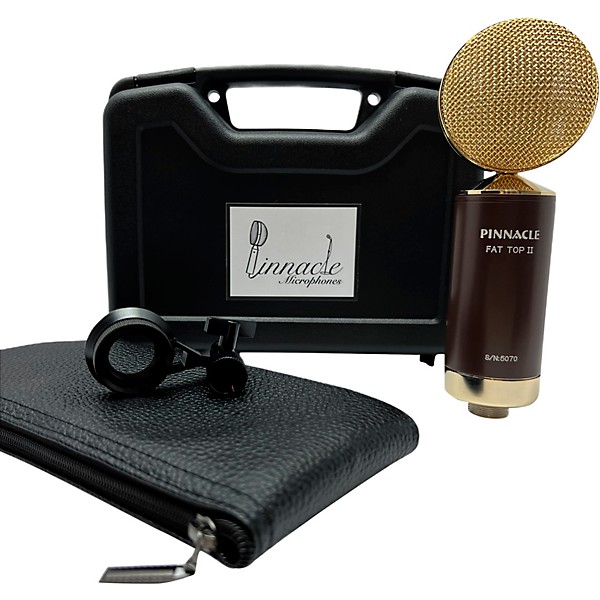 Pinnacle Microphones Fat Top II Ribbon Microphone - Brown