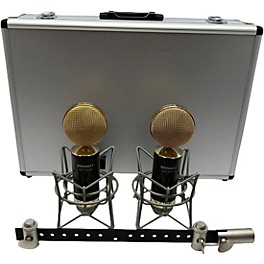 Pinnacle Microphones Fat Top II Ribbon Microphone Stereo Pair - Brown