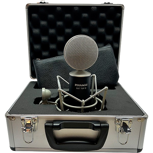 Pinnacle Microphones Fat Top II Active/Passive Ribbon Microphone - Black