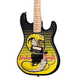 Kramer Baretta "Strike First" Electric Guitar - EVH D-Tuna, Cobra Black and Yellow