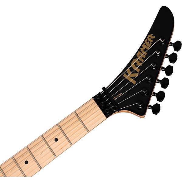 Kramer Baretta "Strike First" Electric Guitar - EVH D-Tuna, Cobra Black and Yellow