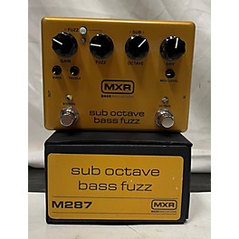 Used MXR M287 Sub Octave Bass Fuzz Effect Pedal