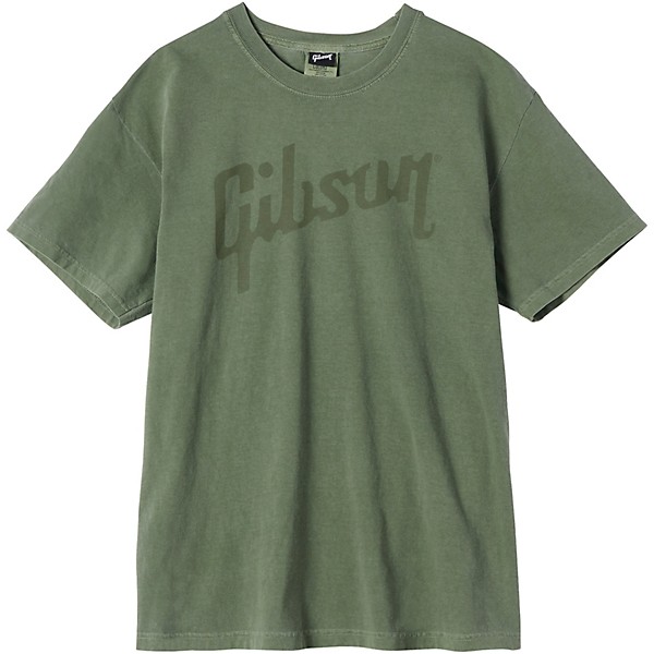 Gibson Olive Logo T-Shirt X Large