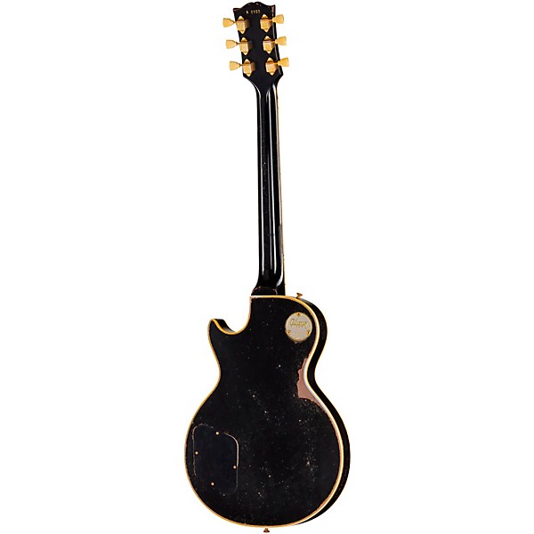 Gibson Custom 1954 Les Paul Custom Reissue Electric Guitar - Heavy Aged, Ebony