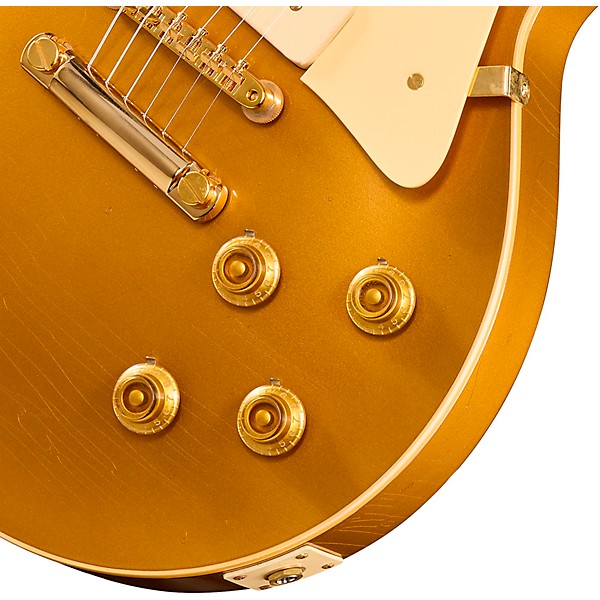 Gibson Custom 1956 Les Paul Standard Reissue Electric Guitar - Light Aged, All Gold