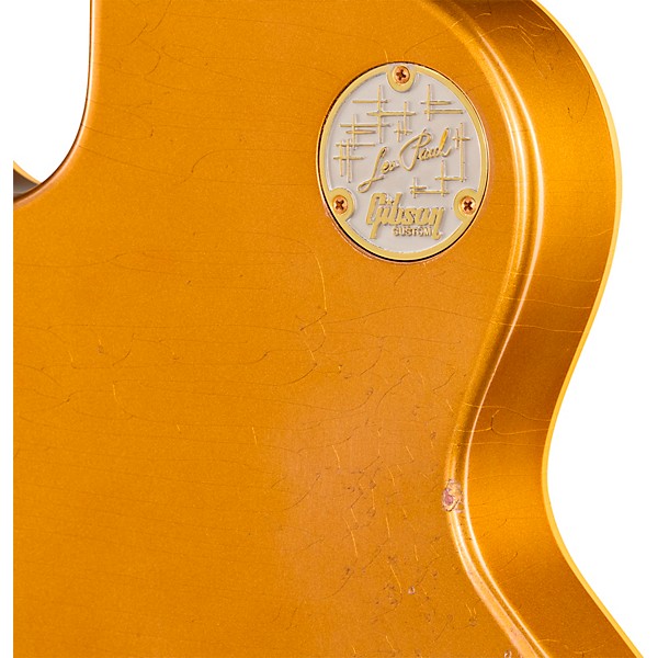 Gibson Custom 1956 Les Paul Standard Reissue Electric Guitar - Light Aged, All Gold