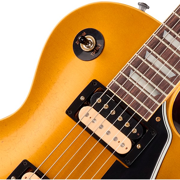 Gibson Custom 1957 Les Paul Goldtop Reissue Electric Guitar - Light Aged, Double Gold