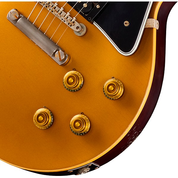 Gibson Custom 1957 Les Paul Goldtop Reissue Electric Guitar - Light Aged, Double Gold