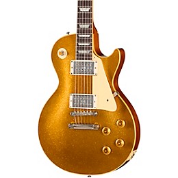 Gibson Custom 1957 Les Paul Reissue Electric Guitar With TV Jones Power'Tron Pickups - VOS, Gold Sparkle