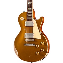 Gibson Custom 1957 Les Paul Standard Reissue Electric Guitar - Ultra Heavy Aged, Mustard Gold
