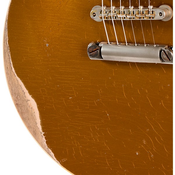 Gibson Custom 1957 Les Paul Standard Reissue Electric Guitar - Ultra Heavy Aged, Mustard Gold