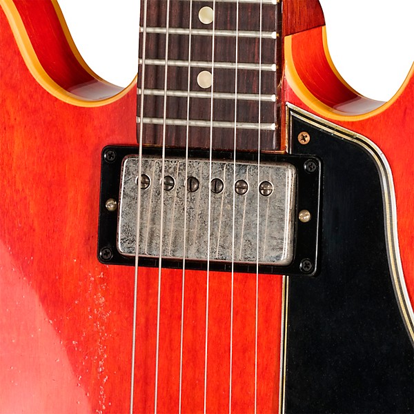 Gibson Custom 1958 ES-335 Reissue Semi-Hollowbody Electric Guitar - Heavy Aged, Watermelon Red
