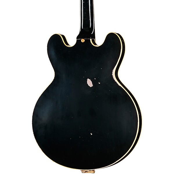 Gibson Custom 1959 ES-345 Reissue Semi-Hollowbody Electric Guitar With Bigsby - Heavy Aged, Ebony