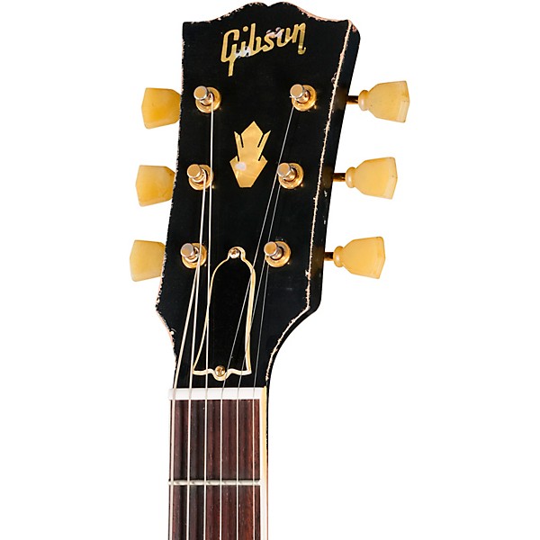 Gibson Custom 1959 ES-345 Reissue Semi-Hollowbody Electric Guitar With Bigsby - Heavy Aged, Ebony