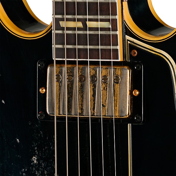 Gibson Custom 1959 ES-345 Reissue Semi-Hollowbody Electric Guitar With Bigsby - Heavy Aged, Ebony