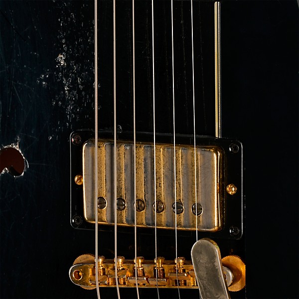 Gibson Custom 1959 ES-345 Reissue Semi-Hollowbody Electric Guitar With Bigsby - Heavy Aged, Ebony