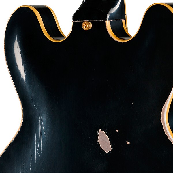 Gibson Custom 1959 ES-345 Reissue Semi-Hollowbody Electric Guitar With Bigsby - Heavy Aged, Ebony