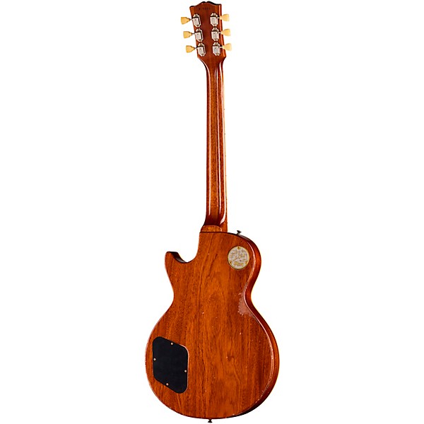 Gibson Custom 1959 Les Paul Standard Reissue Electric Guitar - Heavy Aged, Molten Amber Burst