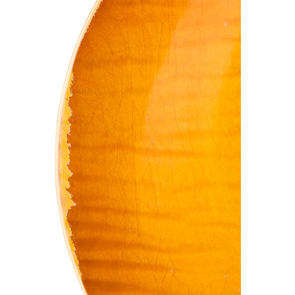 Gibson Custom 1959 Les Paul Standard Reissue Electric Guitar - Heavy Aged, Molten Amber Burst