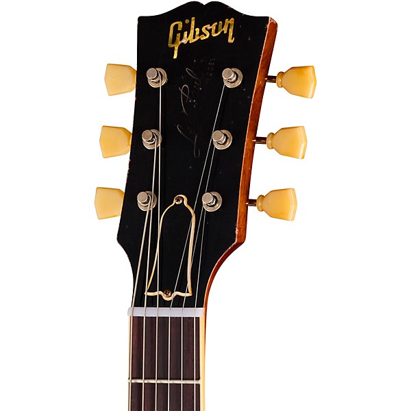 Gibson Custom 1959 Les Paul Standard Reissue Electric Guitar - Heavy Aged, Faded Peach Burst