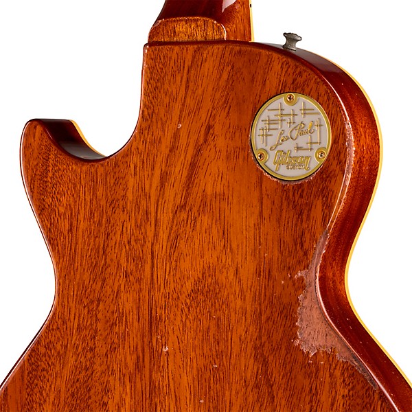 Gibson Custom 1959 Les Paul Standard Reissue Electric Guitar - Heavy Aged, Faded Peach Burst