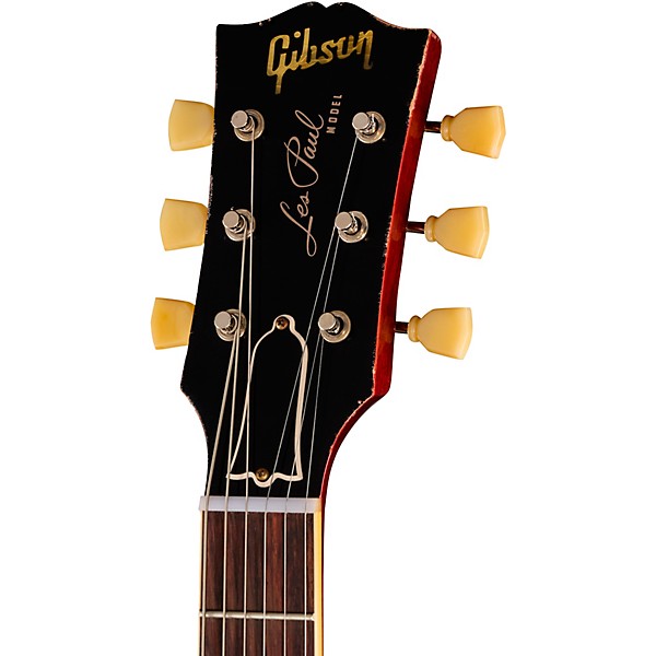 Gibson Custom 1959 Les Paul Standard Reissue Electric Guitar - Light Aged, Dark Peach Burst