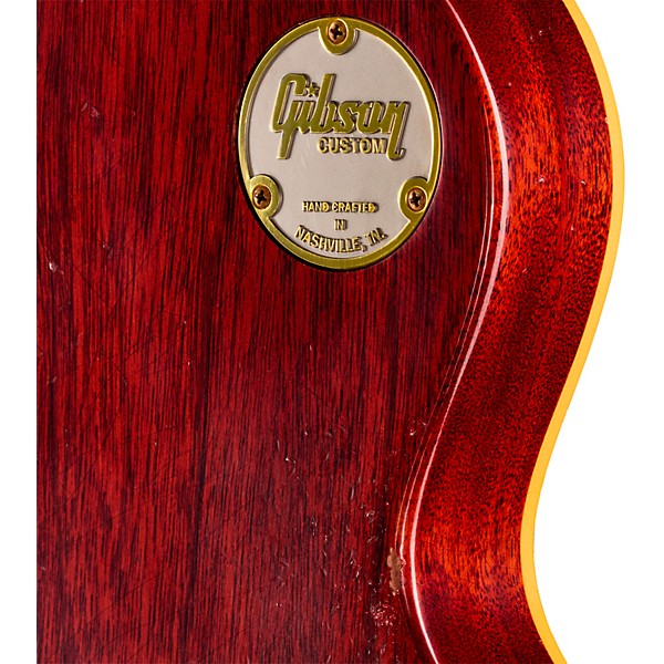 Gibson Custom 1959 Les Paul Standard Reissue Electric Guitar - Light Aged, Dark Peach Burst