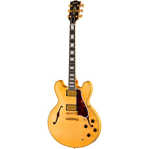 Gibson Custom 1960 ES-355 Reissue Semi-Hollowbody Electric Guitar - Light Aged, Antique Blonde