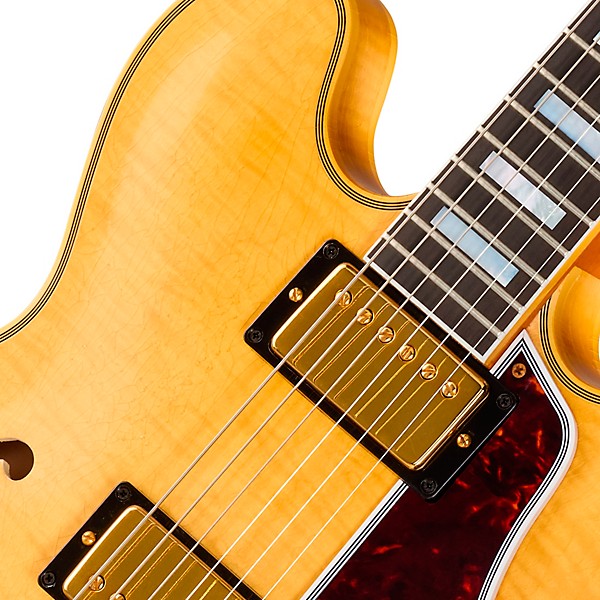 Gibson Custom 1960 ES-355 Reissue Semi-Hollowbody Electric Guitar - Light Aged, Antique Blonde