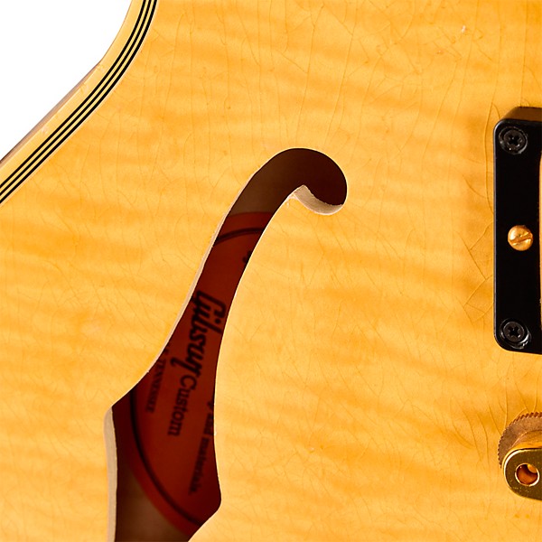 Gibson Custom 1960 ES-355 Reissue Semi-Hollowbody Electric Guitar - Light Aged, Antique Blonde