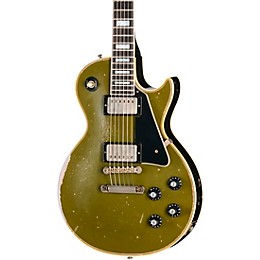 Gibson Custom 1968 Les Paul Custom Reissue Electric Guitar - Heavy Aged, Olive Drab