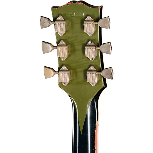 Gibson Custom 1968 Les Paul Custom Reissue Electric Guitar - Heavy Aged, Olive Drab