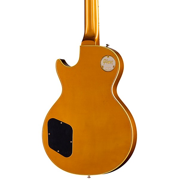 Gibson Custom 1968 Les Paul Custom Reissue Electric Guitar - Light Aged, Ebony Gold Back