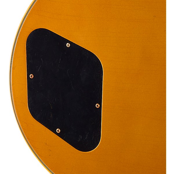 Gibson Custom 1968 Les Paul Custom Reissue Electric Guitar - Light Aged, Ebony Gold Back